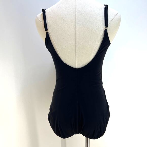 Gottex Surplice One Piece Swimsuit Black - Picture 8 of 8